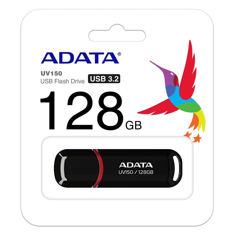 Adata 128GB (UV150model) five years official warranty USB 3.2 Pen Drive